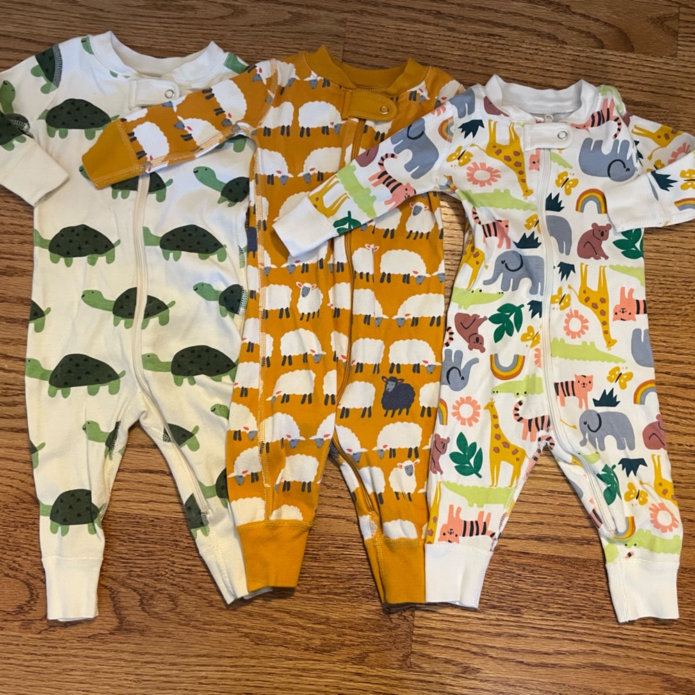 Hanna Andersson pajamas, size 60cm/ 6 mos